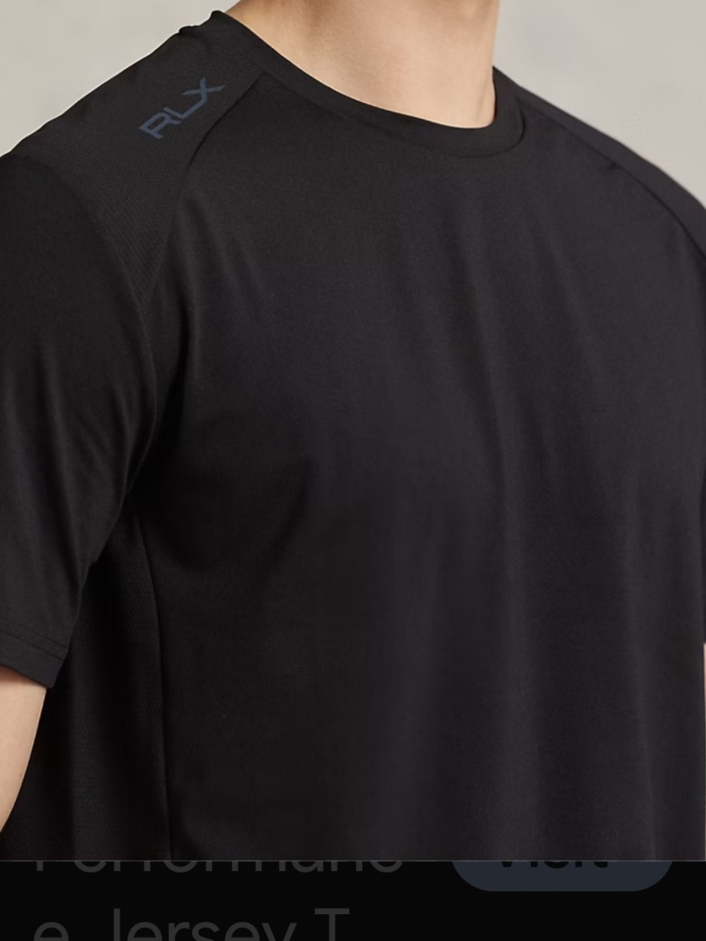 RLX Ralph Lauren Black Performance Short Sleeve Tee - Picture 3 of 12